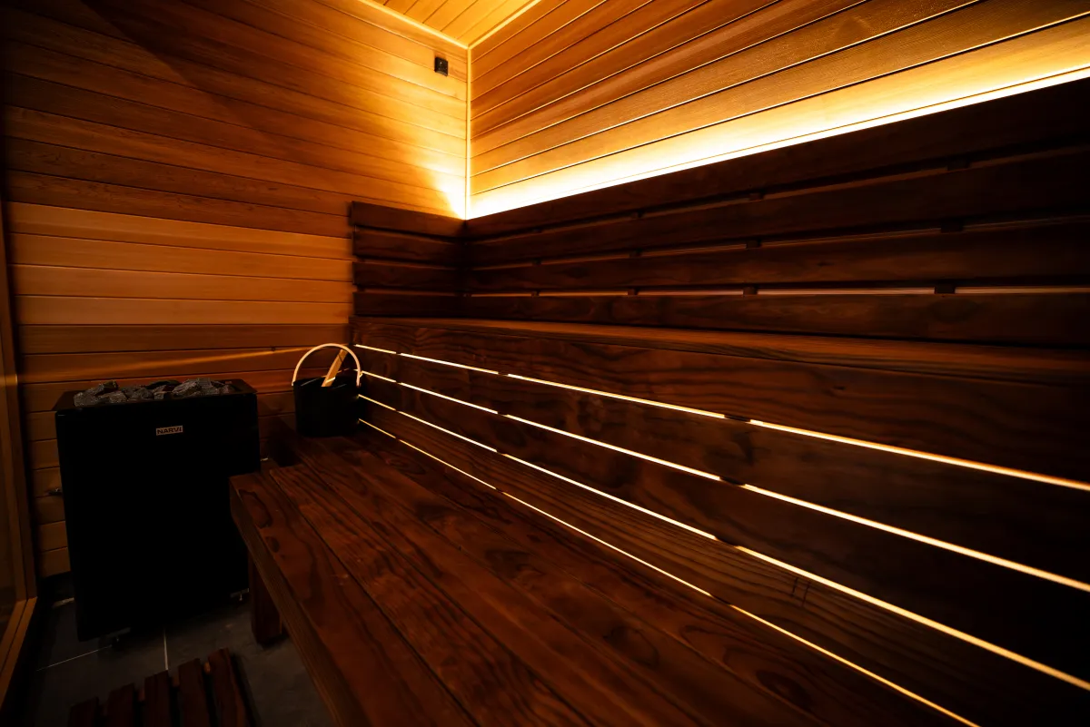 Sauna interior